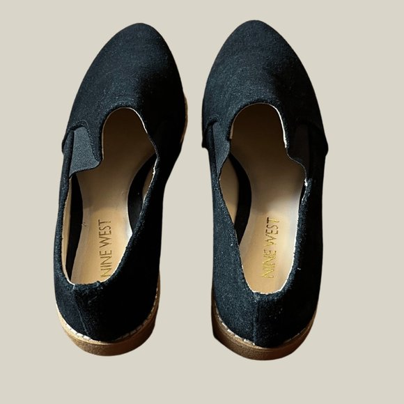 Nine West Suede leather slip on Shoe - Size 5.5 - like new - 0196DY-10 - Picture 1 of 6